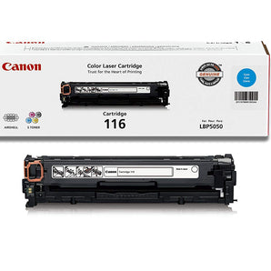 Genuine Canon Toner Cartridge 116, Cyan - 1979B001