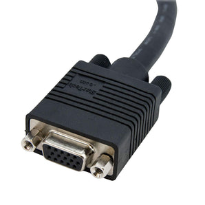 StarTech.com MXT101HQ3 3-Feet Coax High Resolution VGA Monitor Extension Cable, HD15 M/F