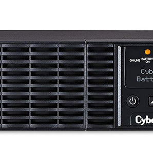 CyberPower OL1500RTXL2U Smart App Online UPS System, 1500VA/1350W, 8 Outlets, 2U Rack/Tower