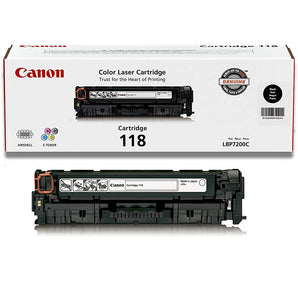 Genuine Canon Toner Cartridge 118, Black (2662B001)