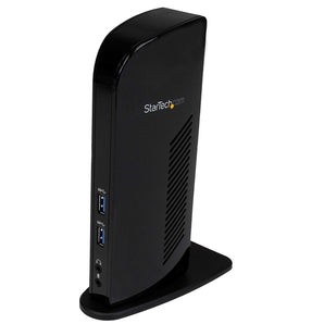 StarTech.com USB 3.0 Docking Station – Dual Monitor HDMI and DVI – Ethernet – Audio – Universal Docking Station – Port Replicator (USB3SDOCKHD)