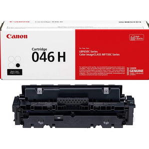 Canon Cartridge 046H Black Genuine Toner Cartridge (1254C001)