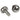 StarTech.com Rack Screws – 20 Pack – Installation Tool – 12 mm M5 Screws – M5 Nuts – Cabinet Mounting Screws and Cage Nuts (CABSCRWM520)
