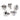 StarTech.com SCREW6_32 Replacement PC Mounting Screws Long Standoff, 50-Pack