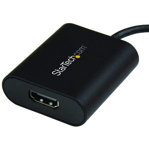 StarTech.com USB C to HDMI Adapter - with Stay Awake - Presentation Mode - 4K at 60Hz - Thunderbolt 3 Compatible - USB C Adapter (CDP2HD4K60SA)