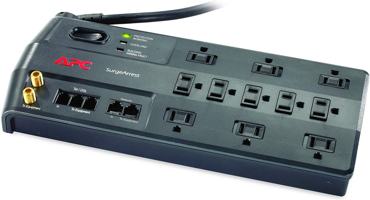 APC Performance SurgeArrest 11 Outlet with Phone (Splitter), Coax and Ethernet P (P11VNT3)