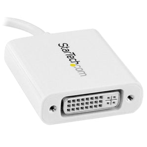 StarTech.com USB C to DVI Adapter - White - 1920x1200 - USB Type C Video Converter for Your DVI D Display/Monitor/Projector (CDP2DVIW)