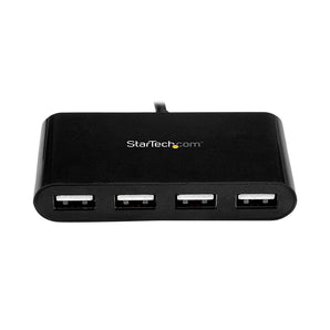 STARTECH USB C Hub 4 Port, USB-C to 4 x USB-A, Powered USB Hub, USB 2.0 Hub, USB Port Expander, USB Port Hub, USB Type C Hub (ST4200MINIC)