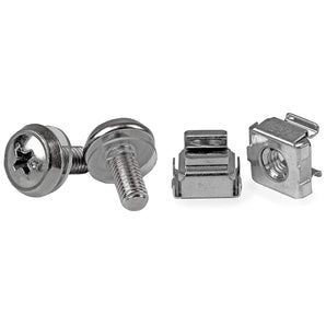StarTech.com 50 Pkg M5 Mounting Screws and Cage Nuts for Server Rack Cabinet (CABSCREWM5)