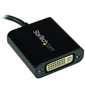 StarTech.com USB C to DVI Adapter - Black - 1920x1200 - USB Type C Video Converter for Your DVI D Display / Monitor / Projector (CDP2DVI)
