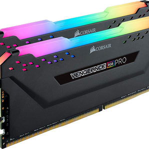 CORSAIR VENGEANCE RGB PRO 16GB (2x8GB) DDR4 3200 (PC4-25600) C16 Desktop memory- (CMW16GX4M2C3200C16W)