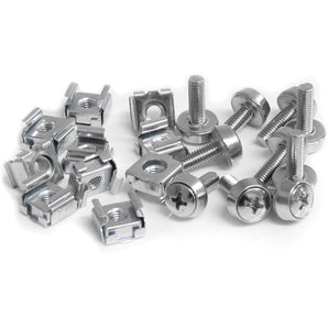 StarTech.com 50 Pkg M5 Mounting Screws and Cage Nuts for Server Rack Cabinet (CABSCREWM5)