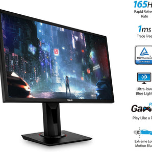 Asus VG248QG 24” G-Sync Compatible Gaming Monitor 165Hz Full HD 1080p 0.5ms DP HDMI DVI Eye Care