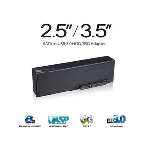 Mediasonic USB 3.0 to 2.5in & 3.5in SSD/HDD Adapter Cable