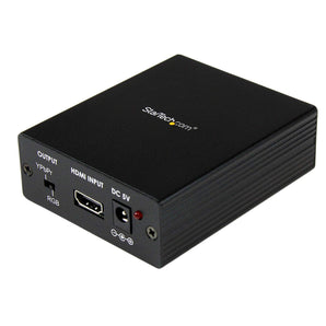 Connect HDMI enabled devices to a VGA monitor with stereo audio separation - hd (HDMI2VGA)
