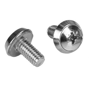 StarTech.com 100 Pkg M6 Mounting Screws and Cage Nuts for Server Rack Cabinet (CABSCREWM62)