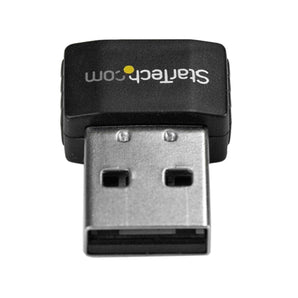 StarTech.com USB433ACD1X1 USB Wi-Fi AC600 Dual-Band Nano Wireless Network Adapter, Black