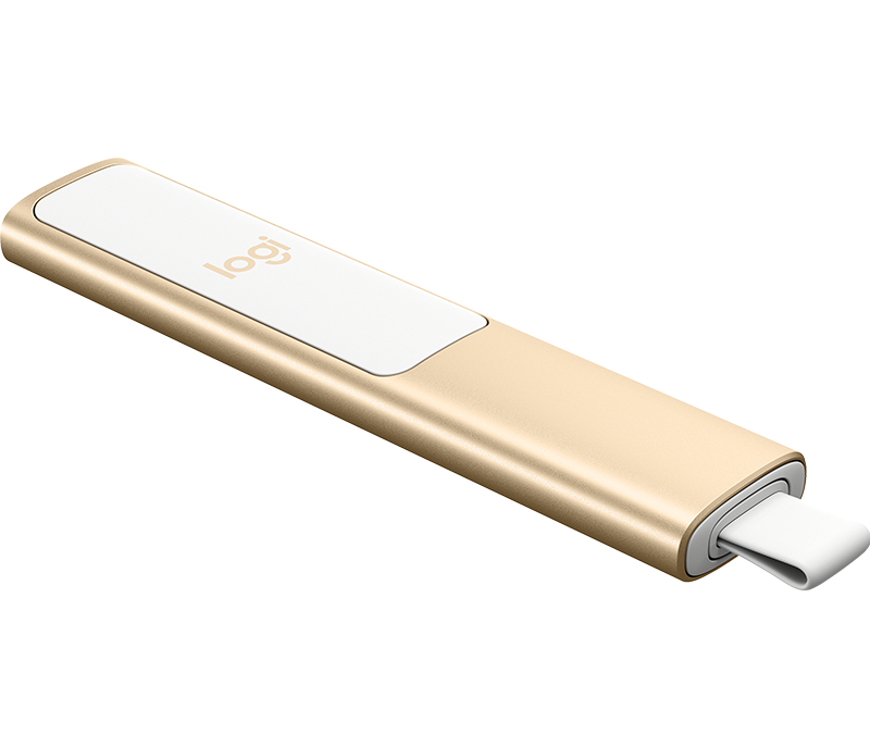 Logitech Spotlight Bluetooth Gold wireless presenter (910-004860) - V&L Canada
