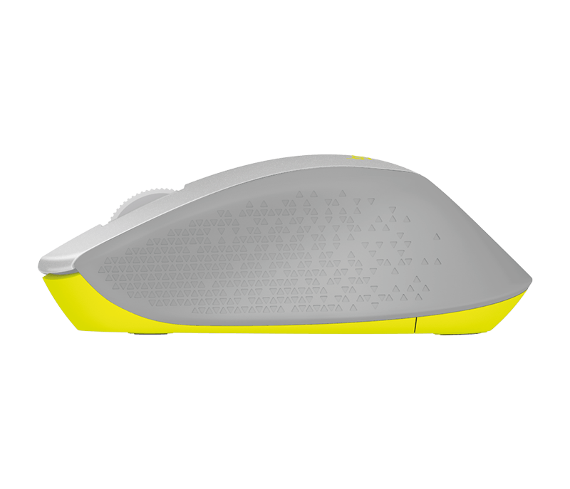 Logitech M330 Silent Plus RF Wireless Optical 1000DPI Right-hand Grey,Yellow mice (910-004908) - V&L Canada