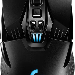 Logitech G903 Lightspeed Wireless Gaming Mouse W/ Hero 25K Sensor, 140+ Hour with Rechargeable Battery and Lightsync RGB. PowerPlay Compatible, Ambidextrous, 107G+10G Optional, 25, 600 DPI (910-005670)