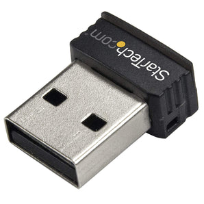 StarTech.com USB150WN1X1 USB 150 Mbps Mini Wireless N Network Adapter, 802.11n/g 1T1R