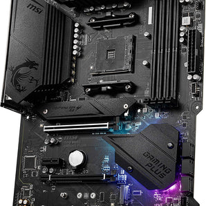 MSI MPG B550 Gaming Plus Gaming Motherboard (AMD AM4, DDR4, PCIe 4.0, SATA 6Gb/s, M.2, USB 3.2 Gen 2, HDMI/DP, ATX)