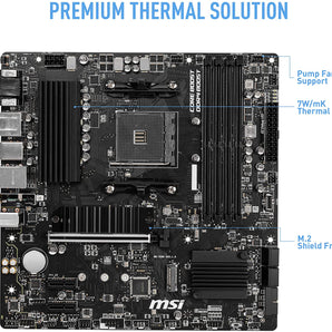 MSI B550M PRO-VDH WIFI - motherboard - micro ATX - Socket AM4 - AMD B550  (B550MPVDHWIFI)