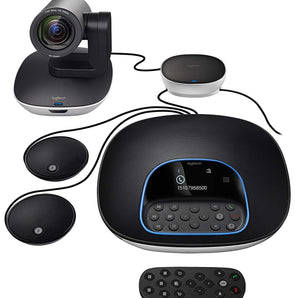 Logitech Group Video Conference Bundle with Expansion Mics, HD 1080p Camera, Speakerphone (960-001060)