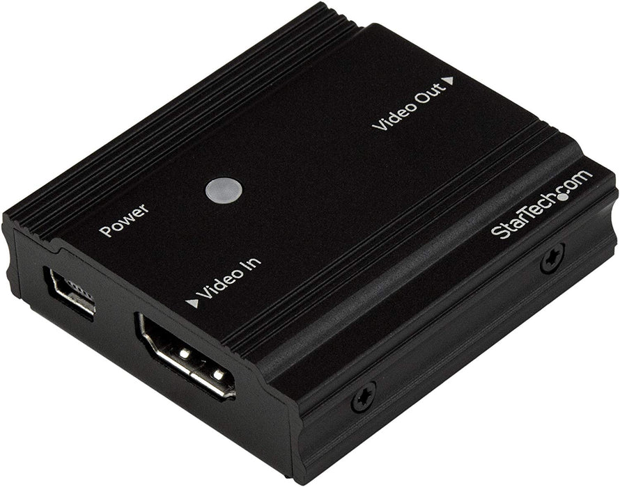 StarTech.com 115 ft. (35 m) 4K HDMI Extender - HDMI Extender - Up to 4K60 - Amplifier/Booster - HDMI to HDMI Booster (HDBOOST4K)