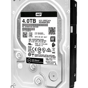 Western Digital Black 4TB Performance Desktop Hard Drive - 7200 RPM SATA 6Gb/s 256MB Cache 3.5" (WD4005FZBX)