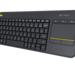 Logitech Keyboard 920-007119 Wireless Touch Keyboard K400 Plus HTPC Keyboard for PC connected TVs Retail