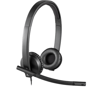 Logitech H570e Binaural Head-band Black headset (981-000574)