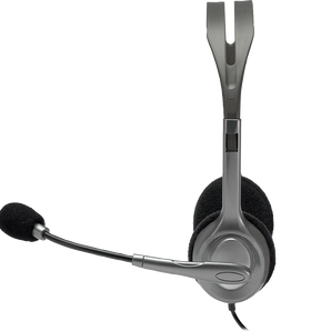 Logitech H111 Binaural Head-band Grey Stereo headset (981-000612)