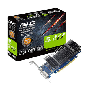 ASUS GeForce GT 1030 2GB GDDR5 HDMI DVI Graphics Card (GT1030-2G-CSM)