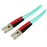 StarTech.com Fiber Optic Cable - 10 Gb Aqua - Multimode Duplex 50/125 - LSZH - LC/LC - 3 m A50FBLCLC3 - V&L Canada