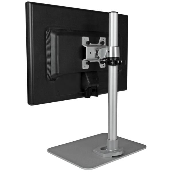 StarTech.com Single-Monitor Stand - Silver - Works with iMac, Apple Cinema Display and Thunderbolt Display ARMPIVSTND - V&L Canada