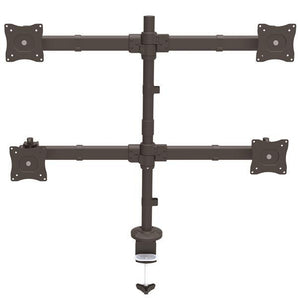 StarTech.com Desk Mount Quad Monitor Arm - Articulating - Heavy Duty Steel ARMQUAD - V&L Canada