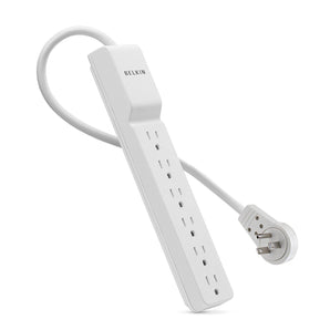 Belkin 6 Outlet Surge Protector for Home/Office, BE106000-06R - V&L Canada