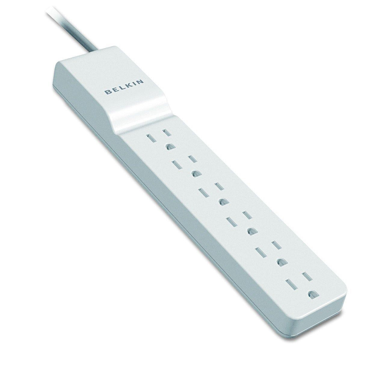 Belkin 6-Outlet Commercial Surge Protector with Rotating Plug (8 Feet)  (BE106000-08R) - V&L Canada