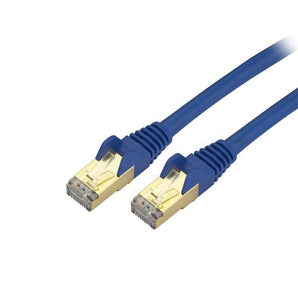 StarTech Cat6a Patch Cable - Shielded (STP) - 10 ft., Blue (C6ASPAT10BL) - V&L Canada