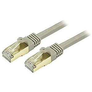 StarTech.com Cat6a Ethernet Patch Cable - Shielded (STP) - 12 ft., Gray C6ASPAT12GR - V&L Canada