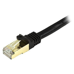 StarTech.com Cat6a Ethernet Patch Cable - Shielded (STP) - 15 ft., Black C6ASPAT15BK - V&L Canada