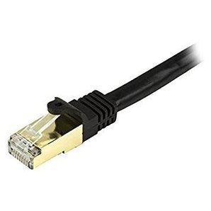 StarTech.com Cat6a Ethernet Patch Cable - Shielded (STP) - 20 ft., Black C6ASPAT20BK - V&L Canada