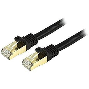 StarTech.com Cat6a Ethernet Patch Cable - Shielded (STP) - 20 ft., Black C6ASPAT20BK - V&L Canada
