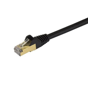 StarTech Cat6a Patch Cable - Shielded (STP) - 25 ft., Black (C6ASPAT25BK) - V&L Canada