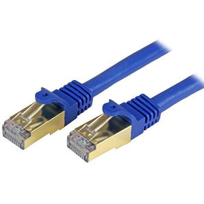 StarTech.com Cat6a Patch Cable - Shielded (STP) - 25 ft., Blue C6ASPAT25BL - V&L Canada