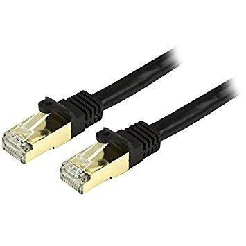 StarTech.com Cat6a Ethernet Patch Cable - Shielded (STP) - 35 ft., Black (C6ASPAT35BK) - V&L Canada