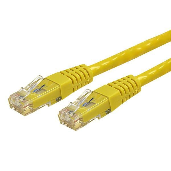 StarTech 50 ft Cat 6 Yellow Molded RJ45 UTP Gigabit Cat6 Patch Cable - 50ft Patch Cord (C6PATCH50YL) - V&L Canada