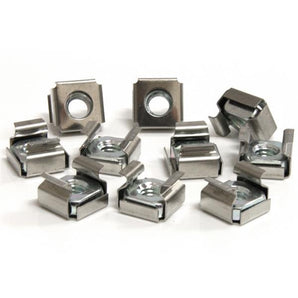 StarTech 50 Pkg M6 Cage Nuts for Server Rack Cabinet (CABCAGENUTS6) - V&L Canada