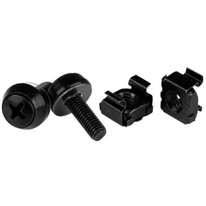 StarTech.com M5 x 12mm - Screws and Cage Nuts - 50 Pack, Black CABSCREWM5B - V&L Canada
